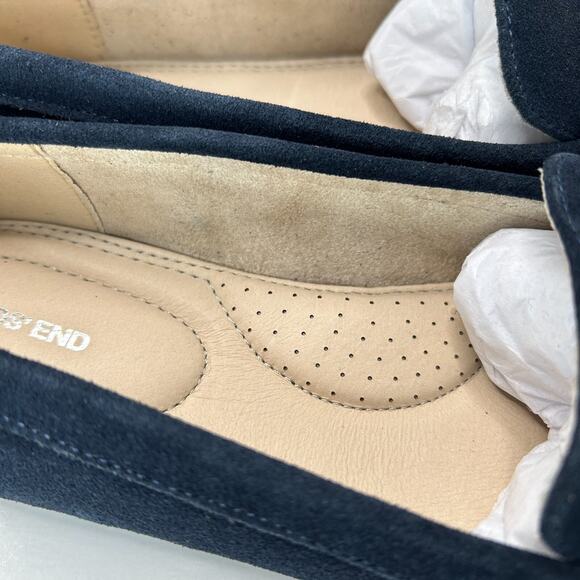 Lands' End Everyday Comfort Slip On Penny Loafer Radiant Navy Women’s US 9 - Picture 8 of 10